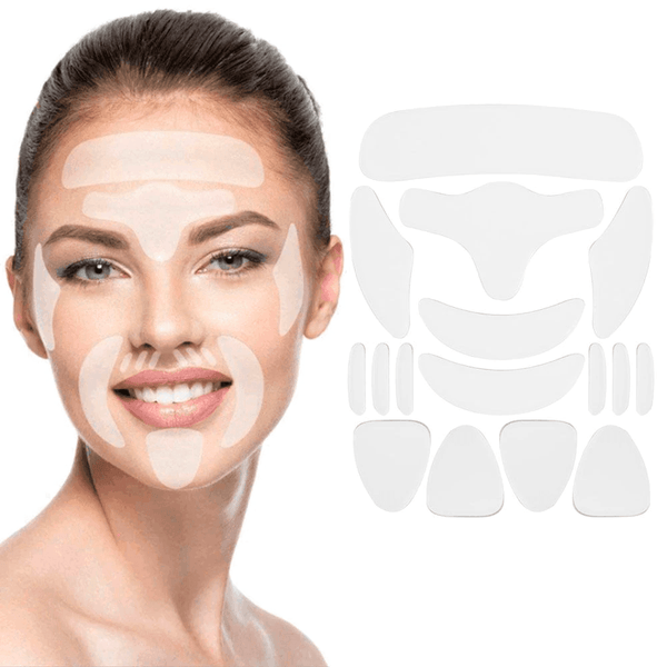 Adesivos de Silicone Para Rosto Reutilizáveis - Face Care® | Loja Lado Mulher