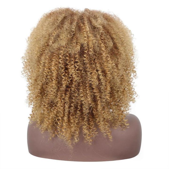 Peruca Afro Fios Crespos Cacheados Sintético Premium - Beauty Hair | Loja Lado Mulher