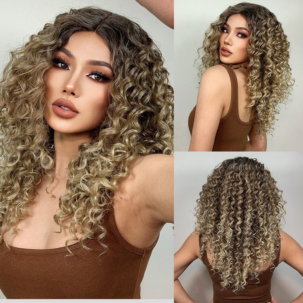Peruca Cacheada Lace Front Wig - Beauty Haira | Loja Lado Mulher